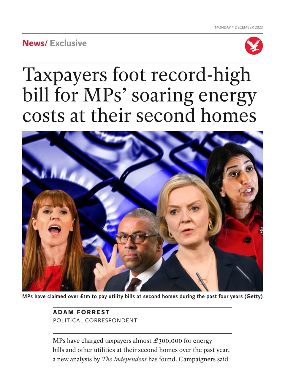 The Independent Daily Edition Newspaper Preview Pages