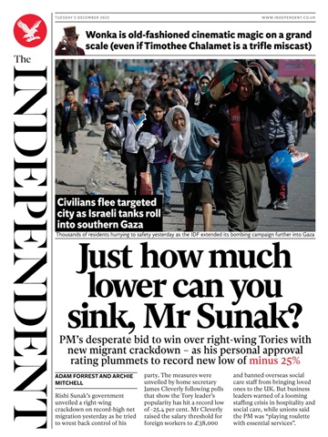 The Independent Daily Edition Newspaper issue 05 December 2023