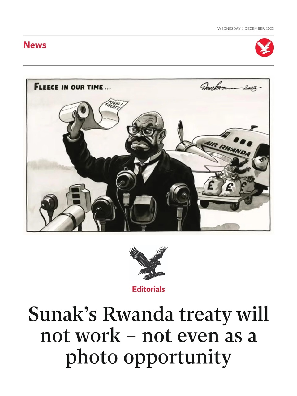 The Independent Daily Edition Newspaper Preview Pages