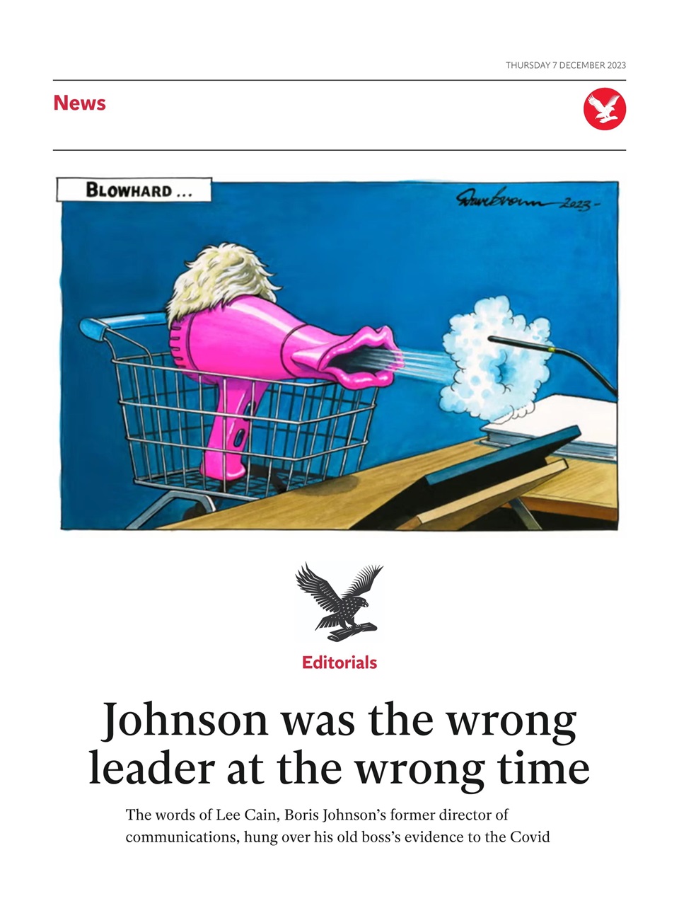 The Independent Daily Edition Newspaper Preview Pages