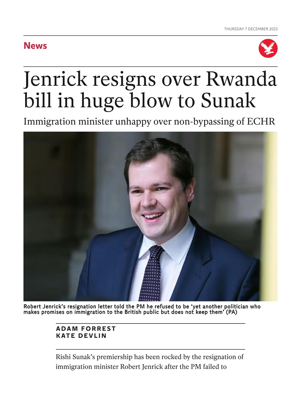 The Independent Daily Edition Newspaper Preview Pages