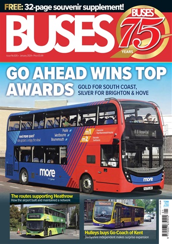 Buses Magazine issue January 2024