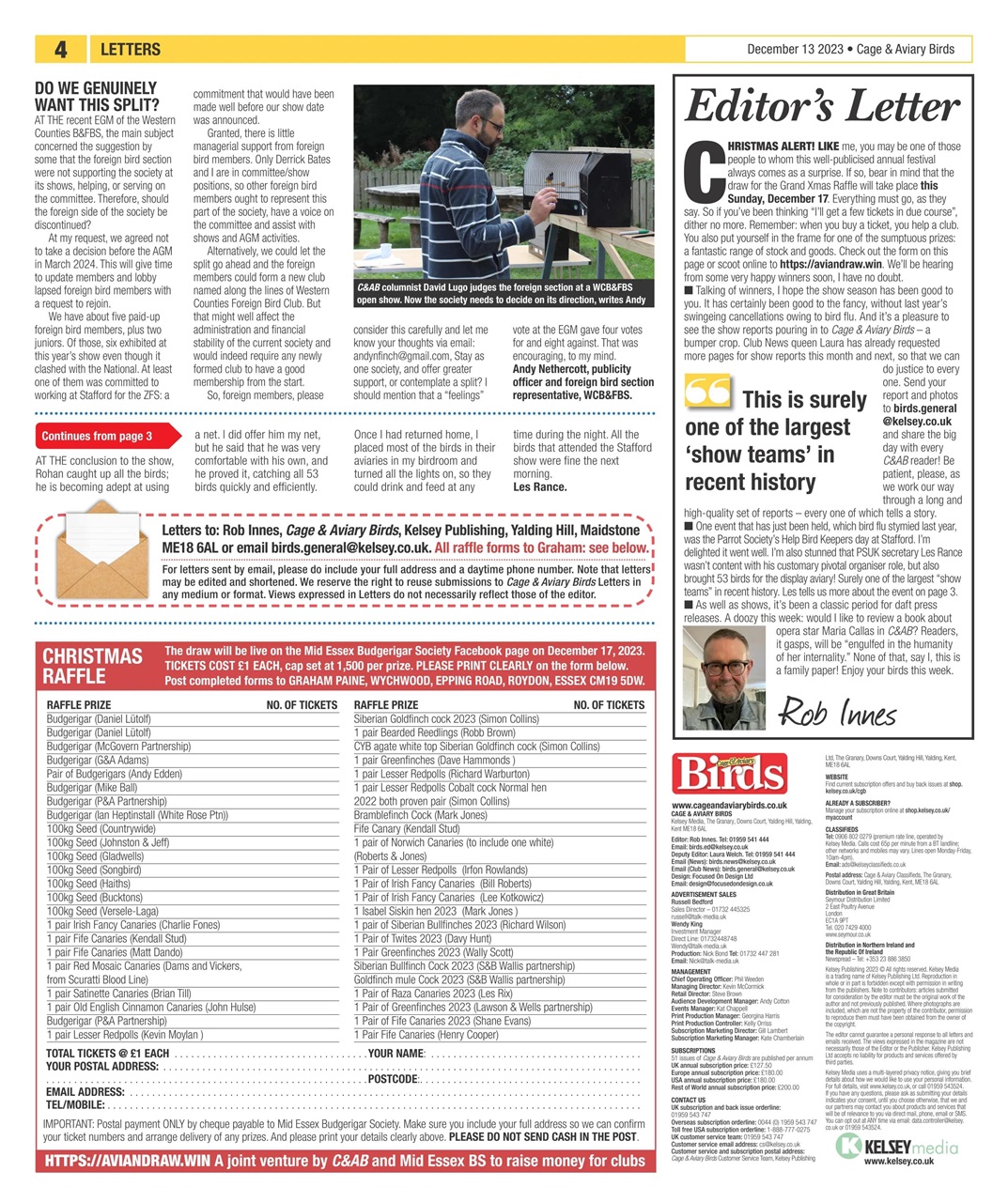 Cage & Aviary Birds Preview Pages