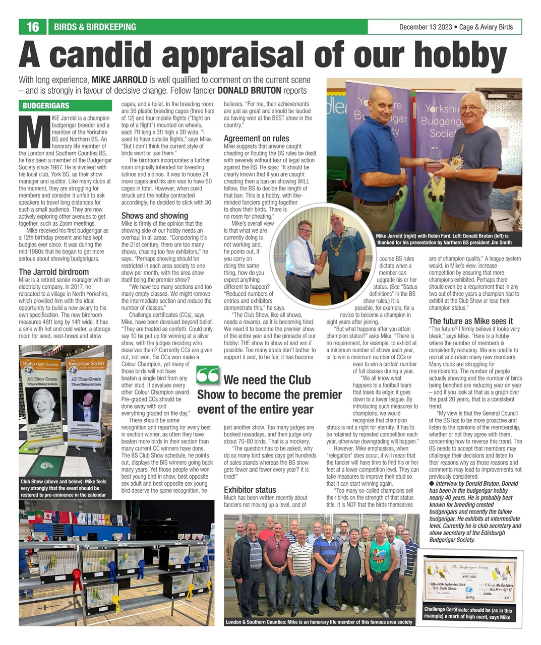 Cage & Aviary Birds Preview Pages