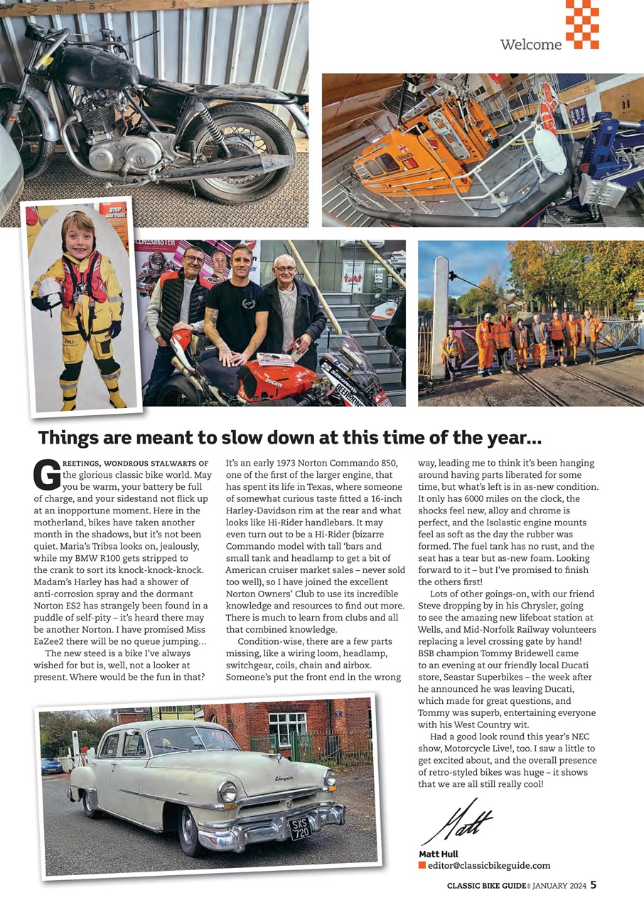 Classic Bike Guide Preview Pages