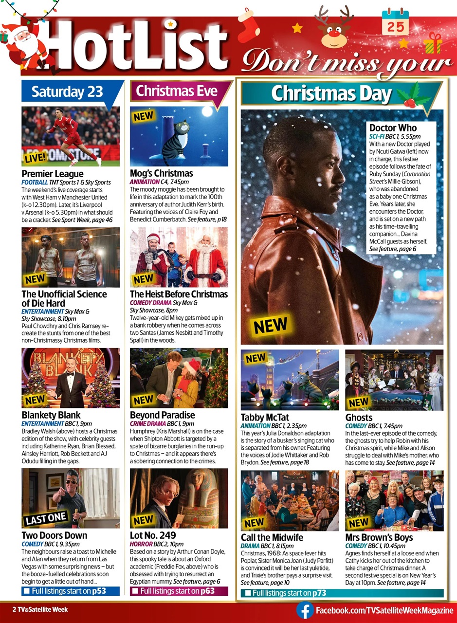 TV & Satellite Week Preview Pages