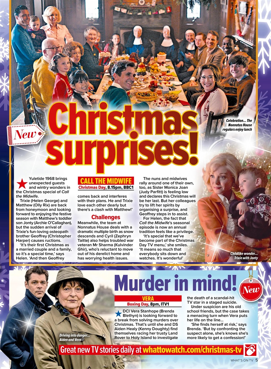 What's on TV Preview Pages