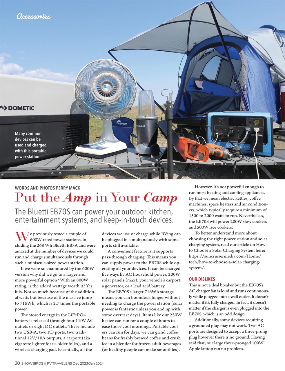 Snowbirds & RV Travelers Preview Pages