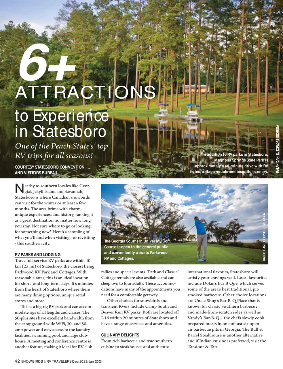 Snowbirds & RV Travelers Preview Pages