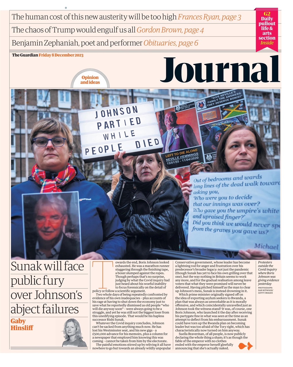 The Guardian Newspaper Preview Pages