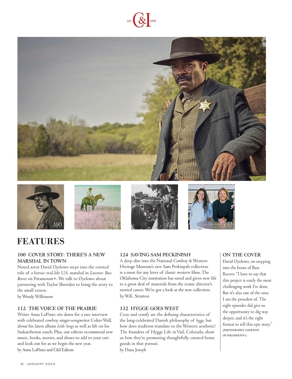 Cowboys and Indians Preview Pages