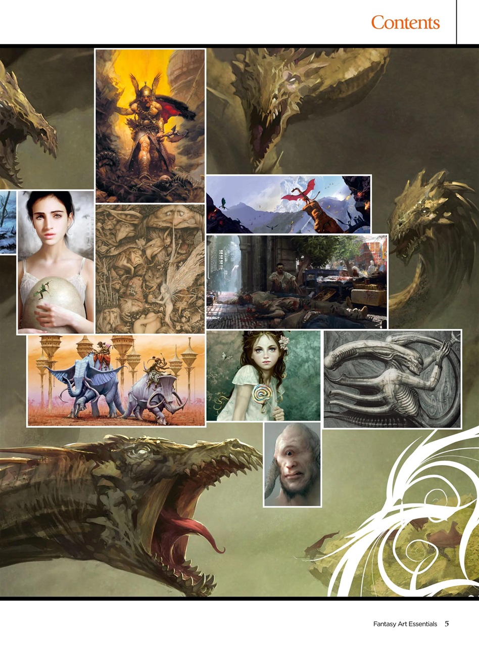 Creative Bookazine Fantasy Art Essentials Fifteenth Ed. Back Issue