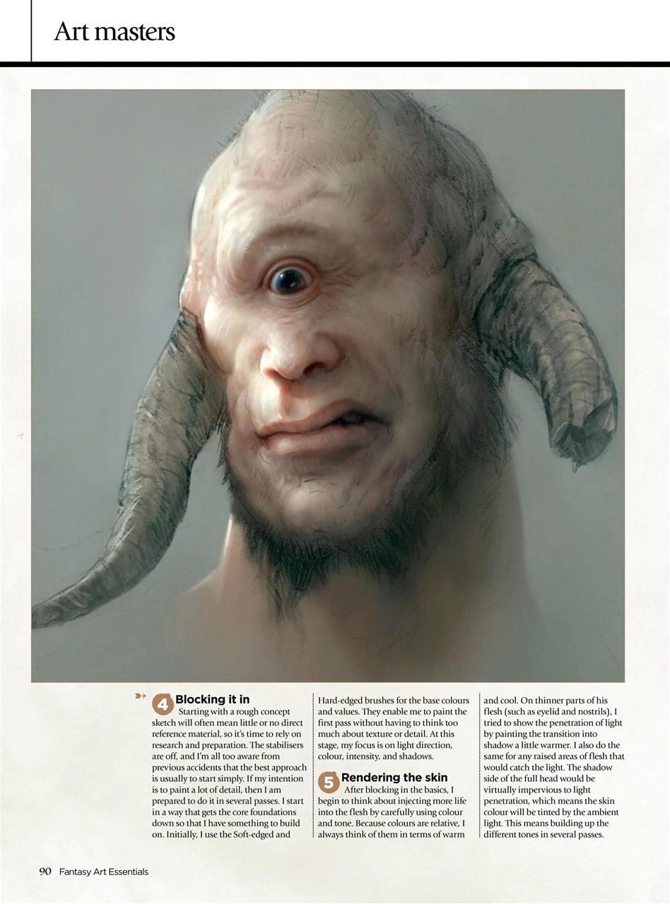 Creative Bookazine Fantasy Art Essentials Fifteenth Ed. Back Issue