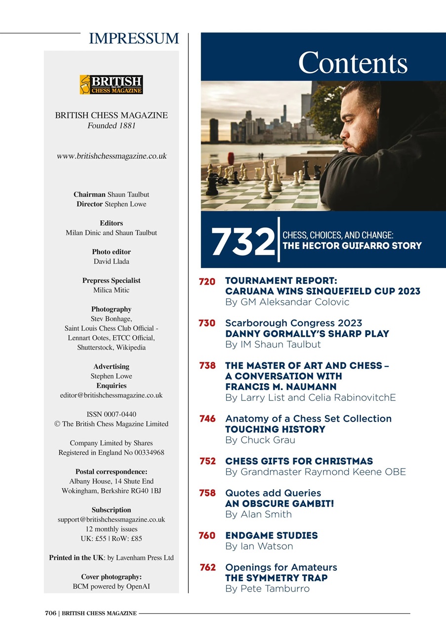 British Chess Magazine Preview Pages