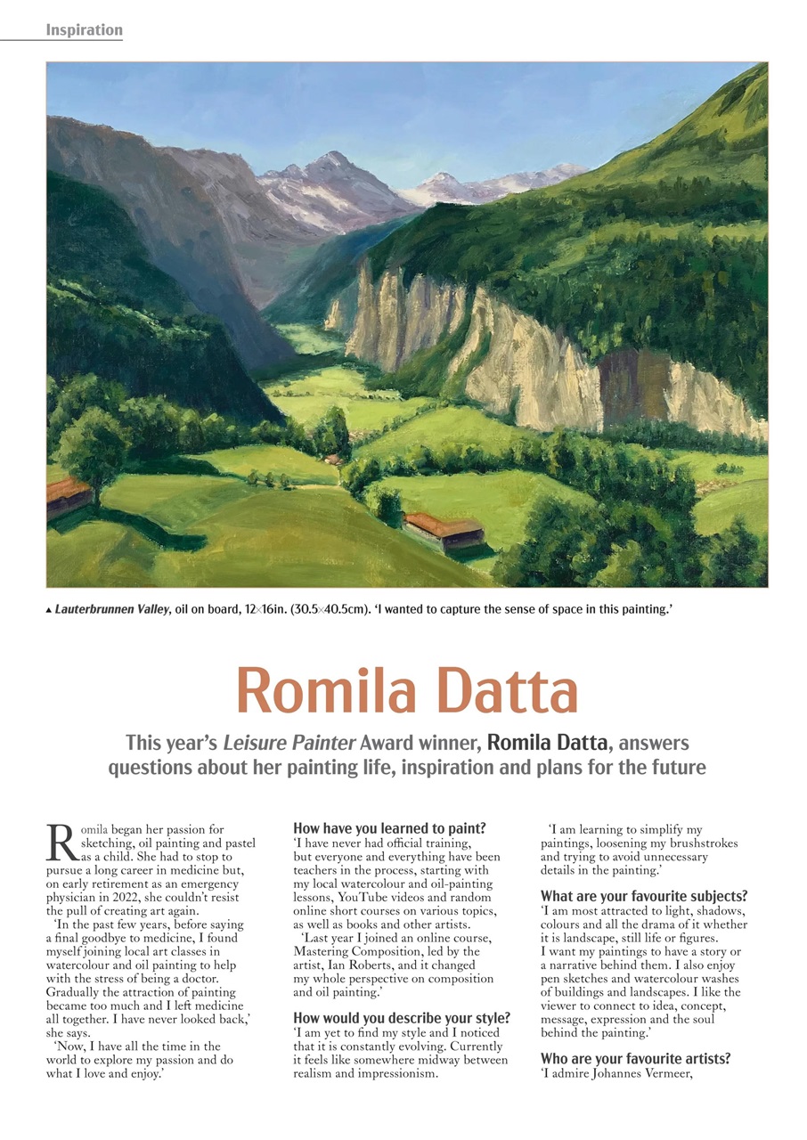 Leisure Painter & The Artist Preview Pages