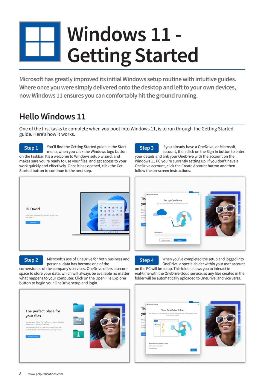 Windows User Preview Pages