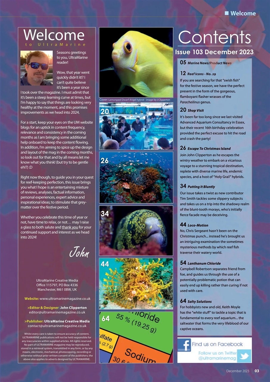 UltraMarine Magazine Preview Pages