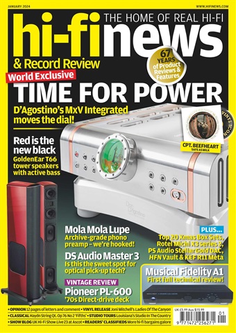 Hi-Fi News issue January 2024