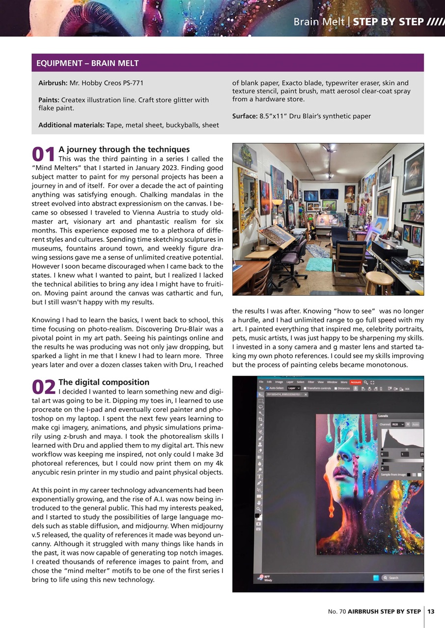 Airbrush Step by Step Preview Pages