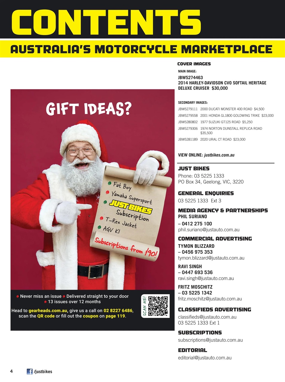 JUST BIKES Preview Pages