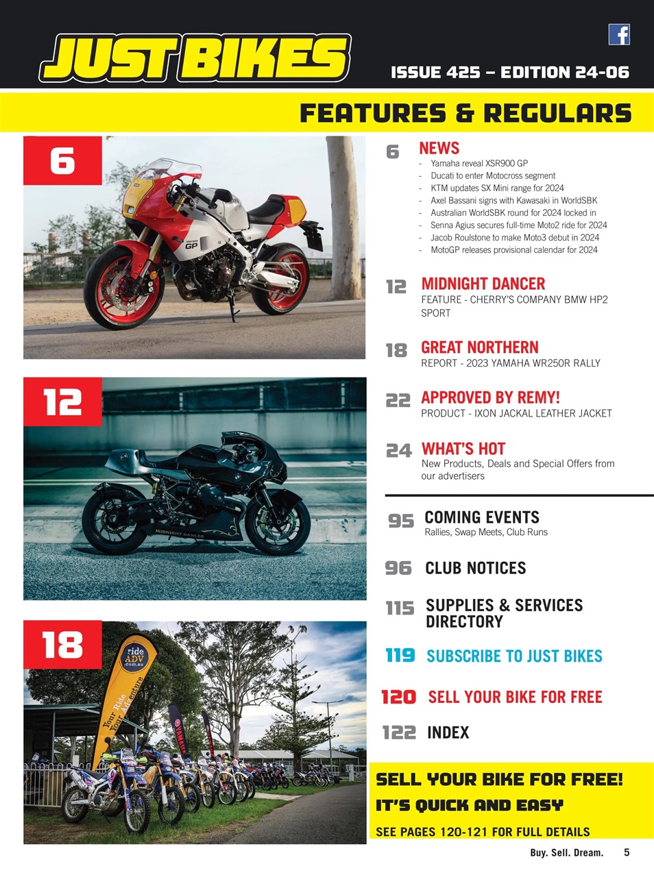 JUST BIKES Preview Pages