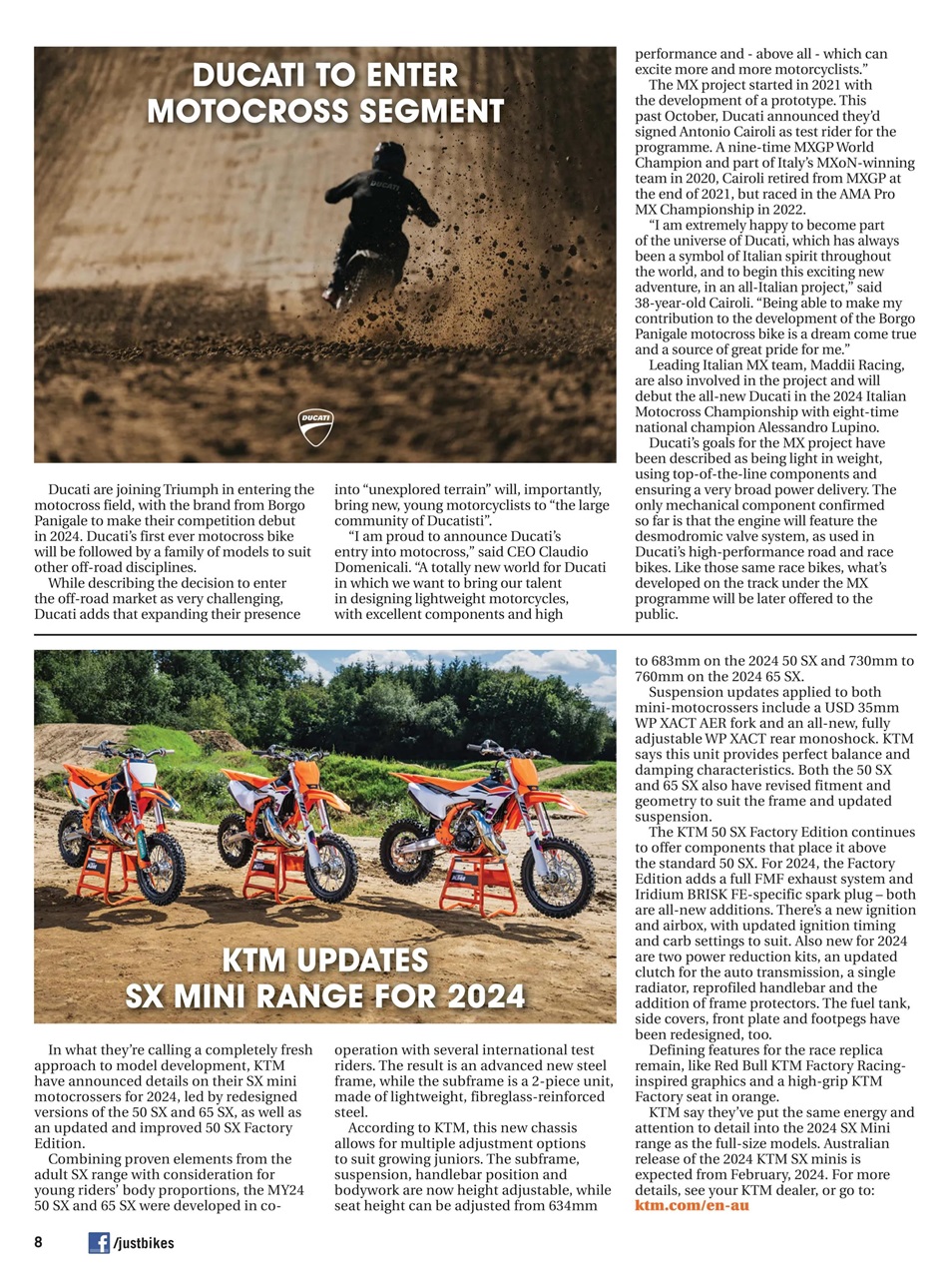 JUST BIKES Preview Pages