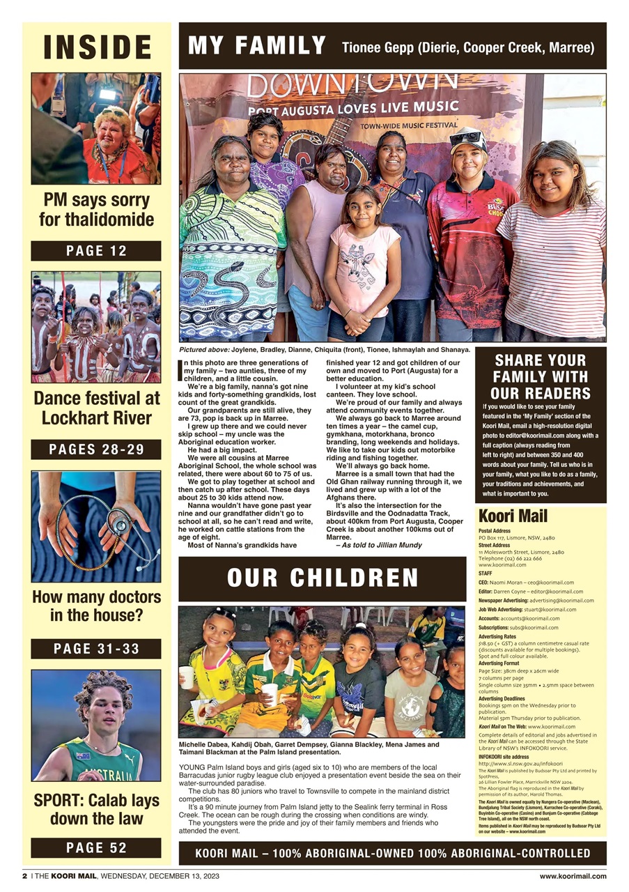Koori Mail Preview Pages