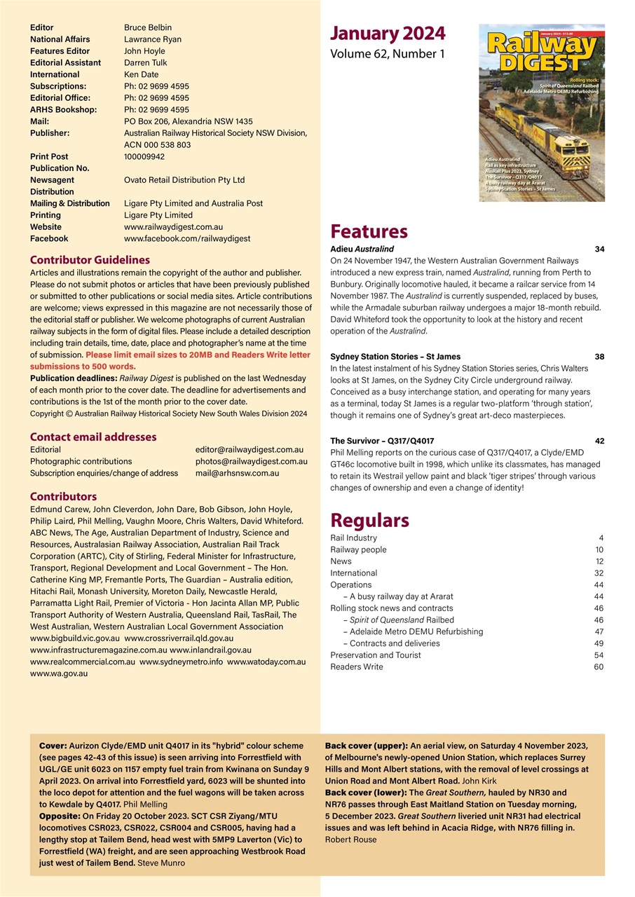 Railway Digest Preview Pages