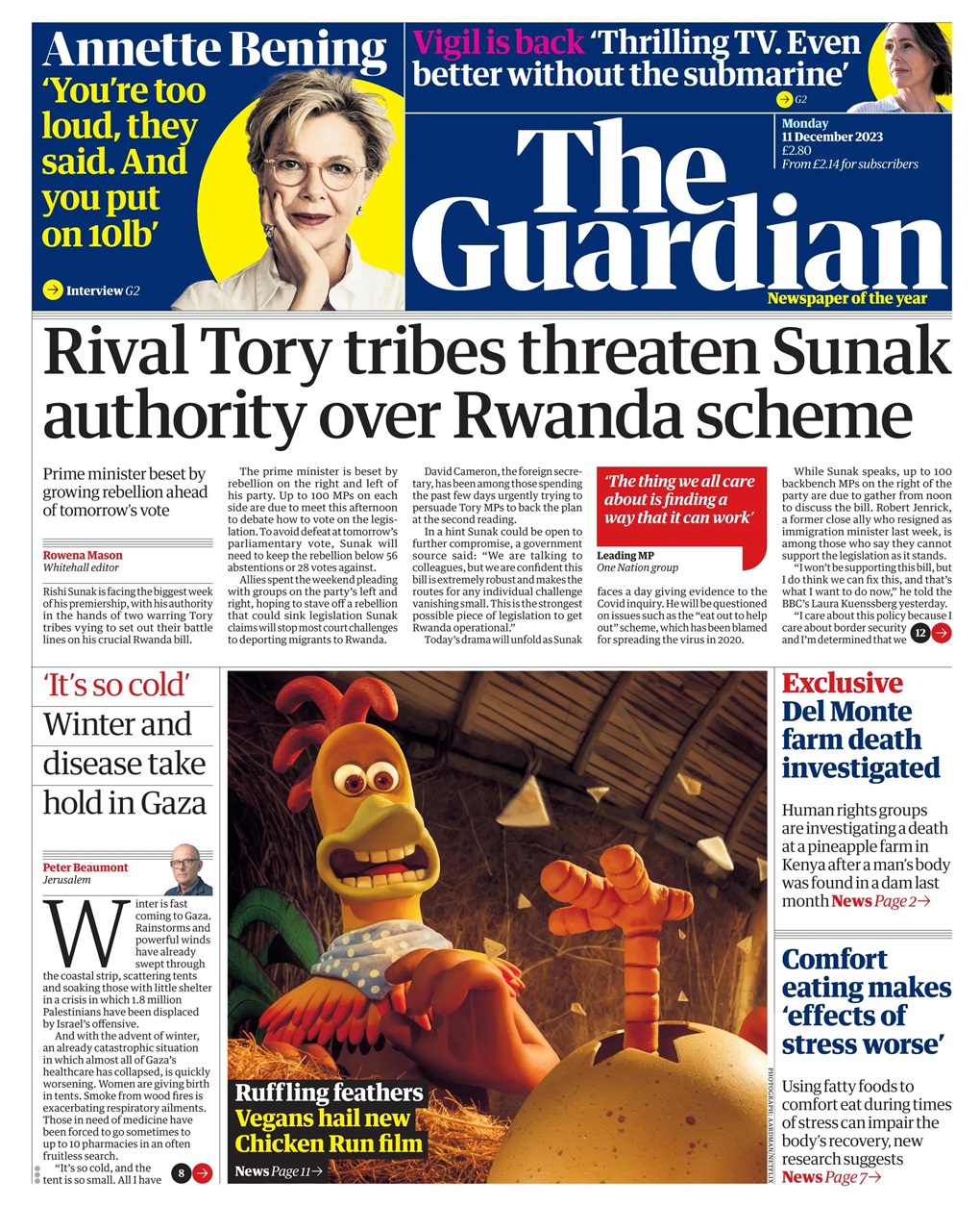 The Guardian Newspaper Preview Pages