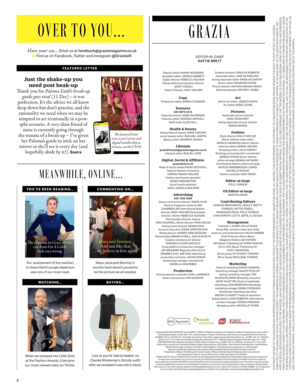 Grazia Preview Pages