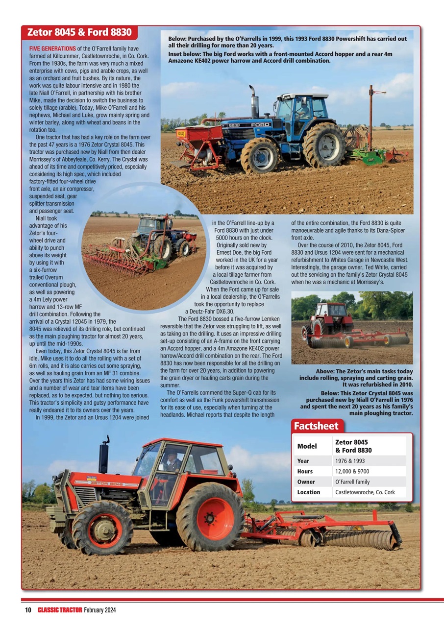 Classic Tractor Preview Pages