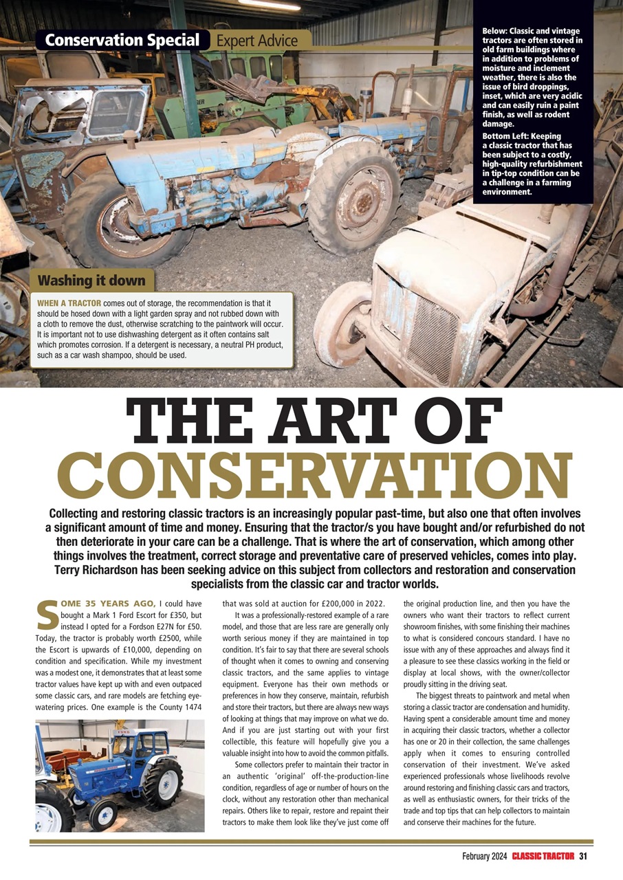 Classic Tractor Preview Pages