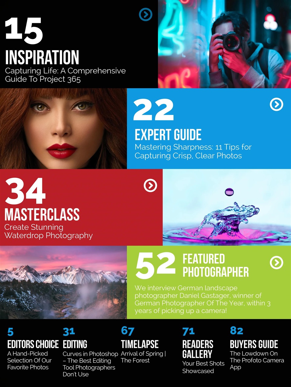 Photography Masterclass Magazine Preview Pages