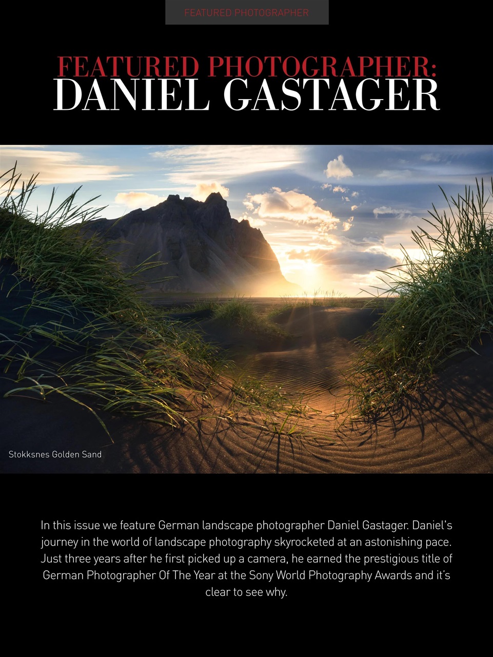 Photography Masterclass Magazine Preview Pages