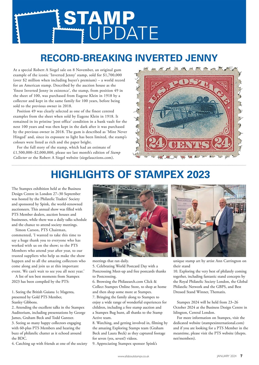 Stamp Collector Preview Pages