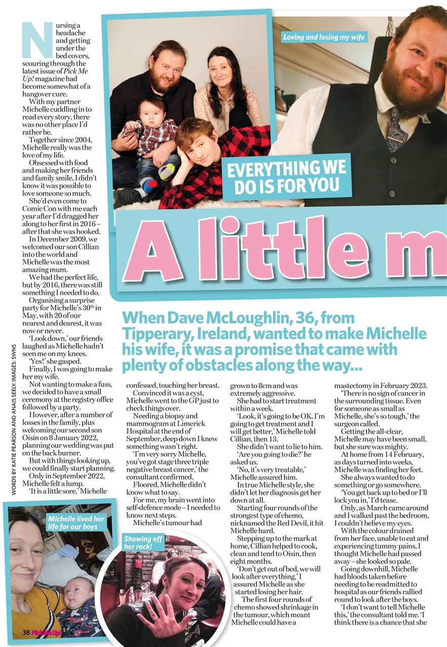 Pick Me Up Preview Pages