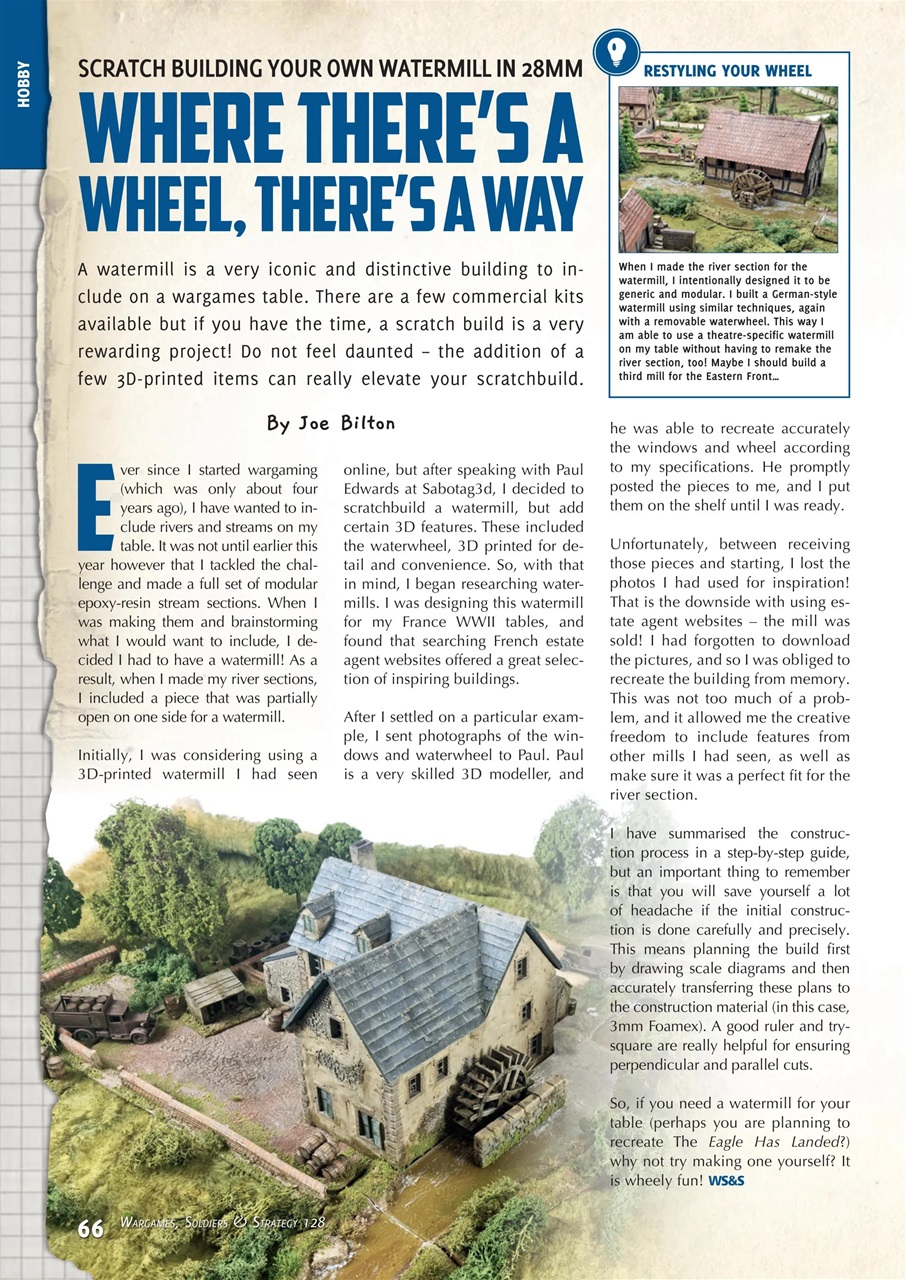 Wargames, Soldiers & Strategy Preview Pages