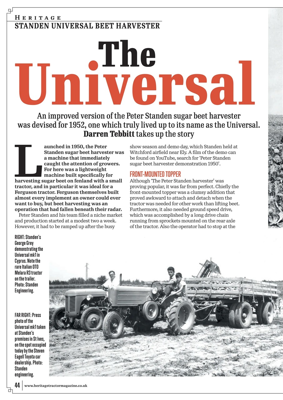 Classic Tractor Preview Pages