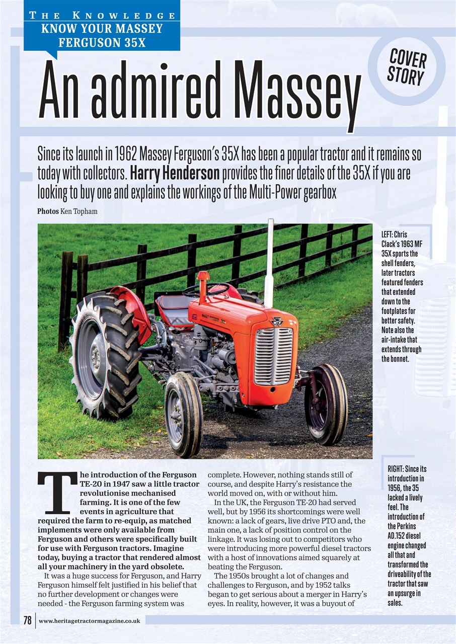 Classic Tractor Preview Pages