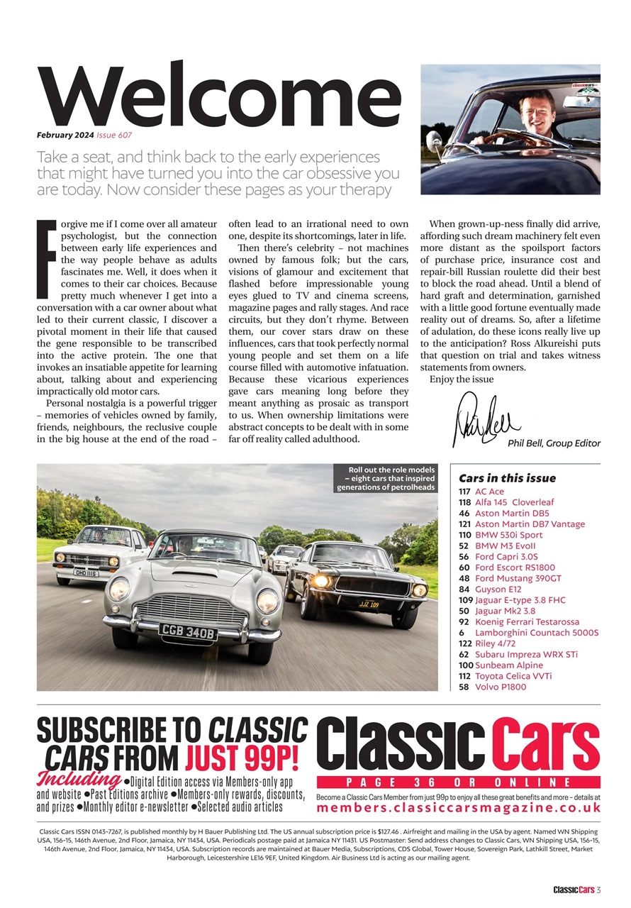 Classic Cars Preview Pages