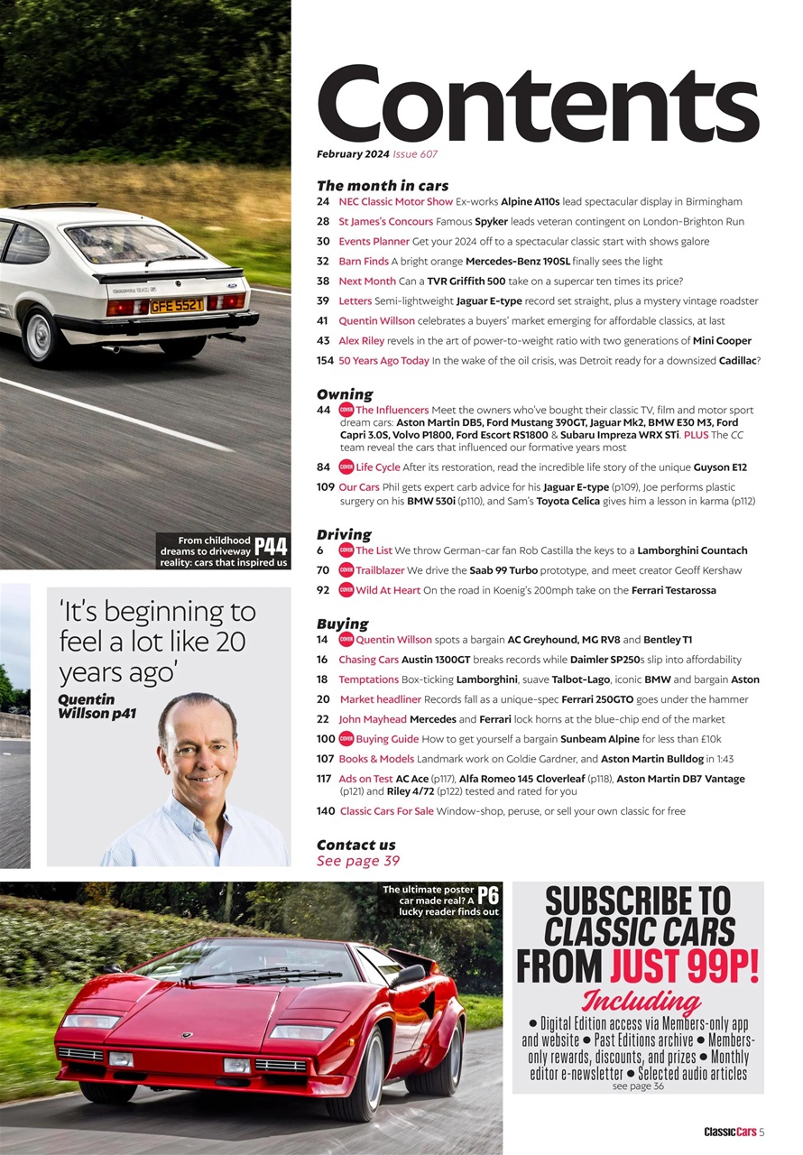 Classic Cars Preview Pages