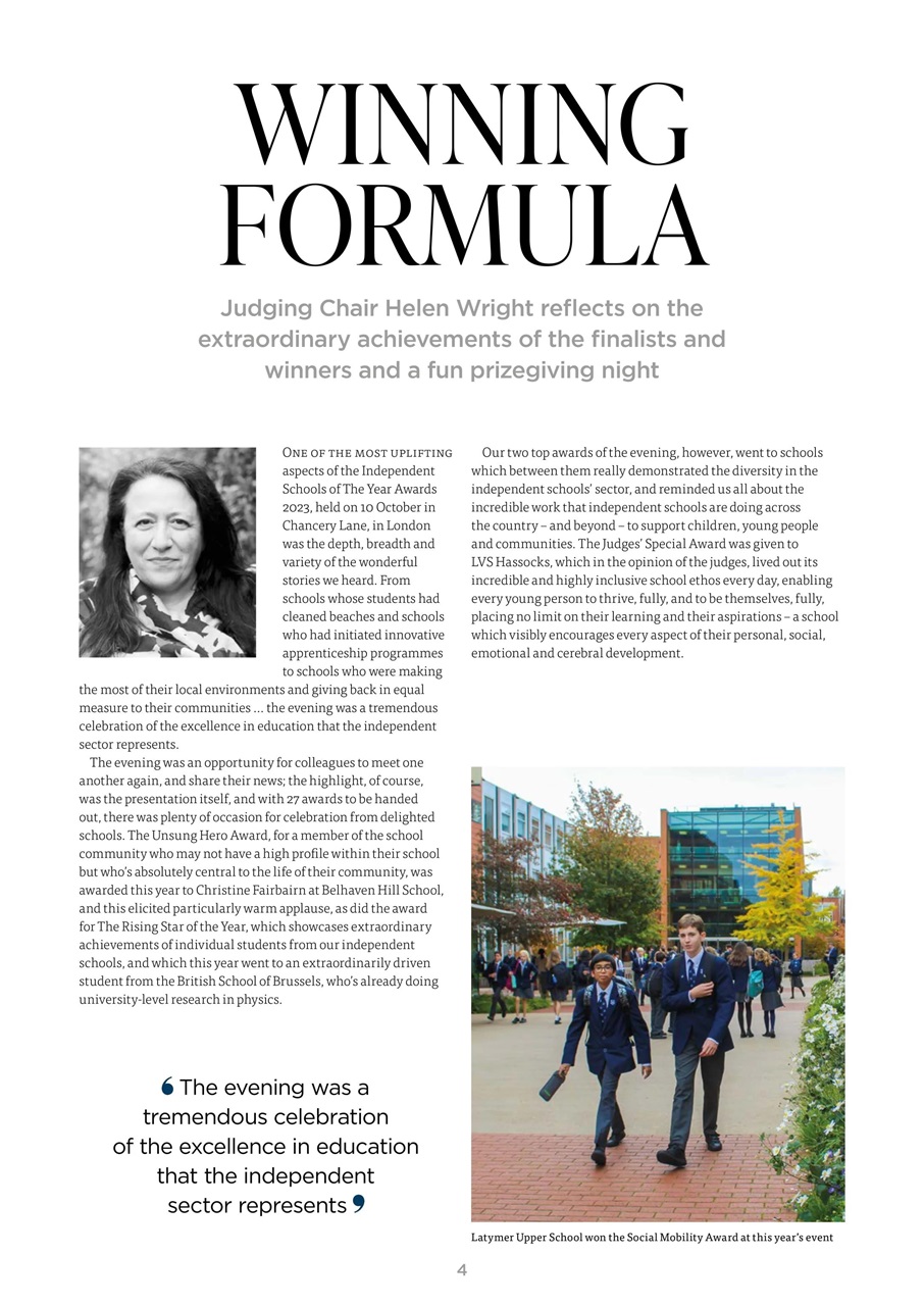 Independent School Parent Preview Pages