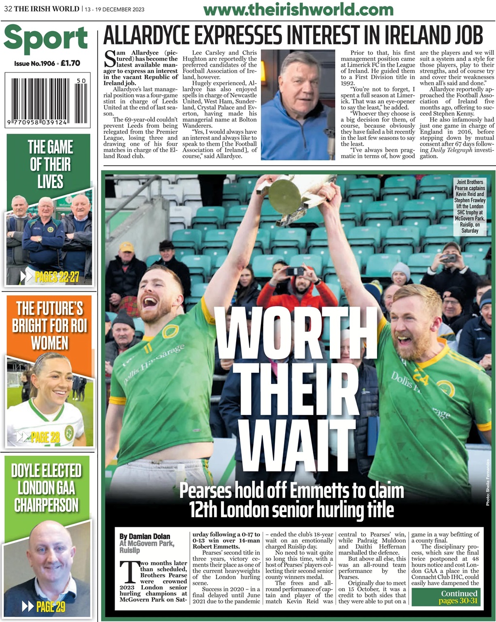Irish World Preview Pages
