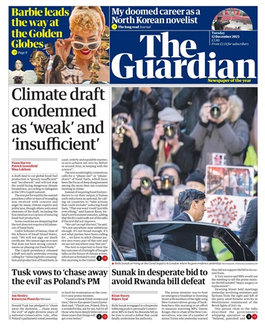 The Guardian Newspaper issue Tuesday, December 12, 2023