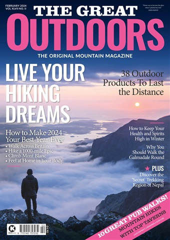 TGO - The Great Outdoors Magazine issue Feb-24