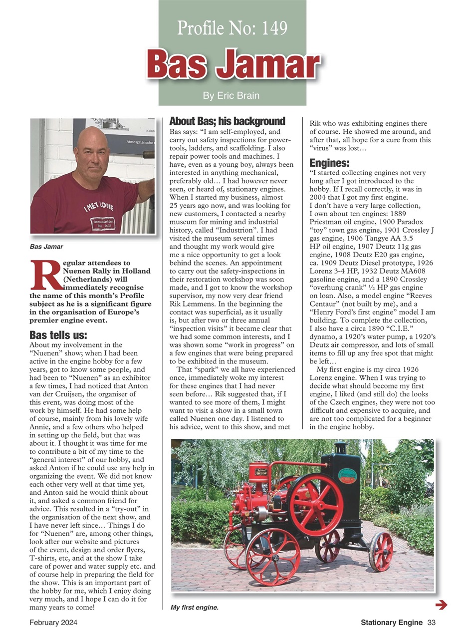 Stationary Engine Preview Pages