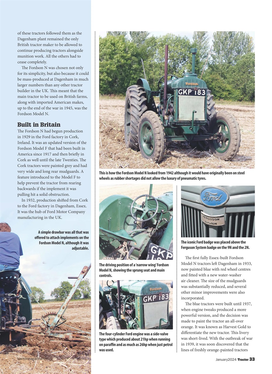 Tractor & Farming Heritage Magazine Preview Pages
