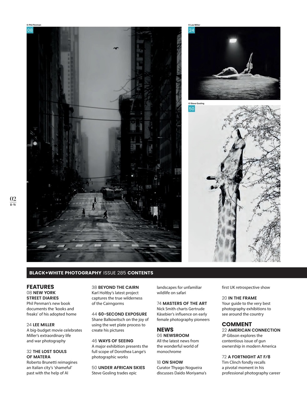 Black+White Photography Preview Pages