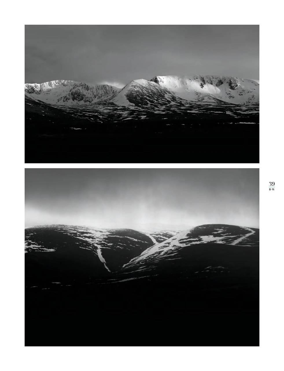 Black+White Photography Preview Pages