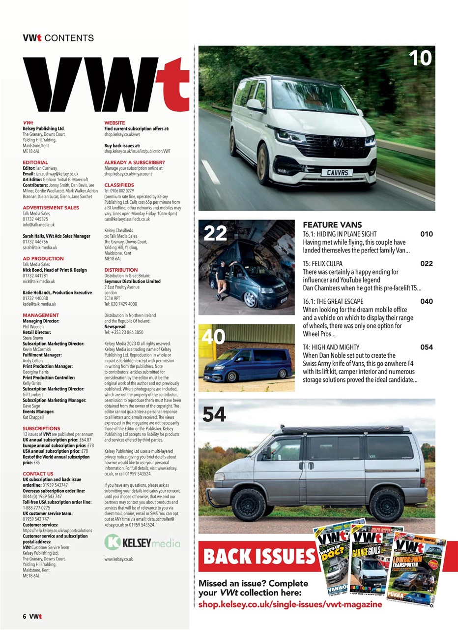 VWt Magazine Preview Pages